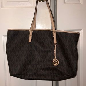 Michael kors large tote bag